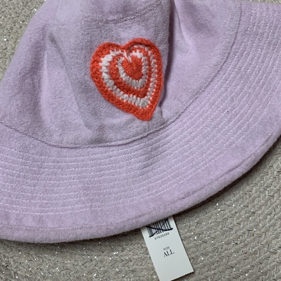 Anthropologie Kerri ROSENTHAL sunny daze heart hat new wtag one size